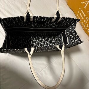 Elegant Black and White Tote Bag